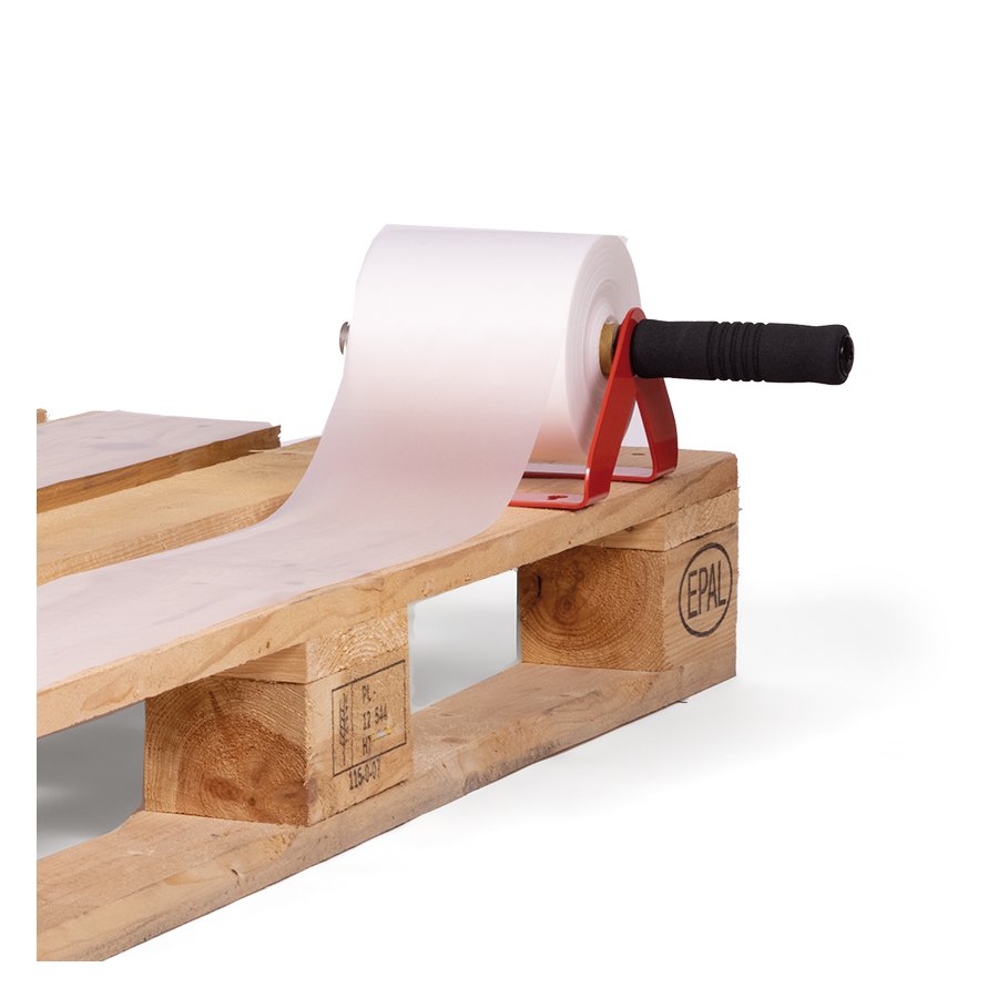 Mobiler Abroller lässt sich überall einsetzen und abstellen Mobiler Abroller lässt sich überall einsetzen und abstellen