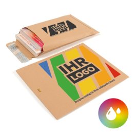 Kartonversandtaschen mit Selbstklebeverschluss, individuell bedruckt Kartonversandtaschen mit Selbstklebeverschluss, individuell bedruckt