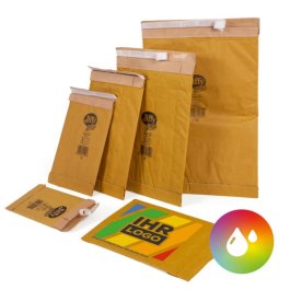 Papierpolsterversandtaschen, individuell bedruckt Papierpolsterversandtaschen, individuell bedruckt