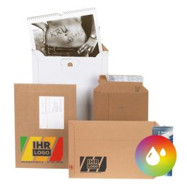 Wellpapp-Versandtaschen mit Selbstklebeverschluss, individuell bedruckt Wellpapp-Versandtaschen mit Selbstklebeverschluss, individuell bedruckt