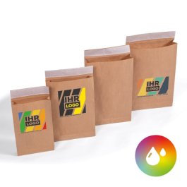 Papier-Versandtasche mit Selbstklebeverschluss, individuell bedruckt