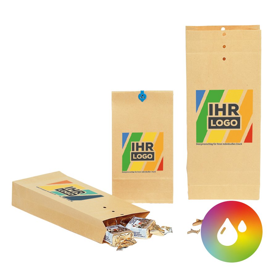 Individuell bedruckte Musterbeutel Individuell bedruckte Musterbeutel