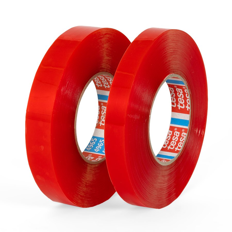 Doppelseitiges tesa 4965 Klebeband mit guter Beständigkeit Doppelseitiges tesa 4965 Klebeband mit guter Beständigkeit