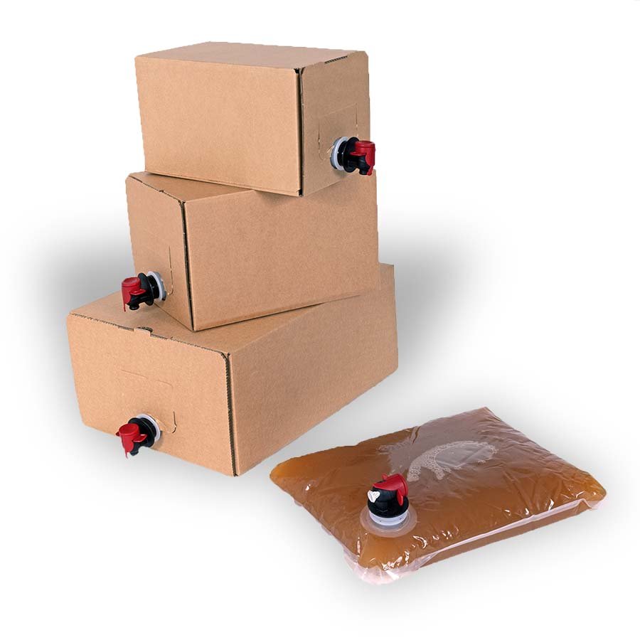 Bag-in-Box Karton inkl. Beutel mit Hahn Bag-in-Box Karton inkl. Beutel mit Hahn