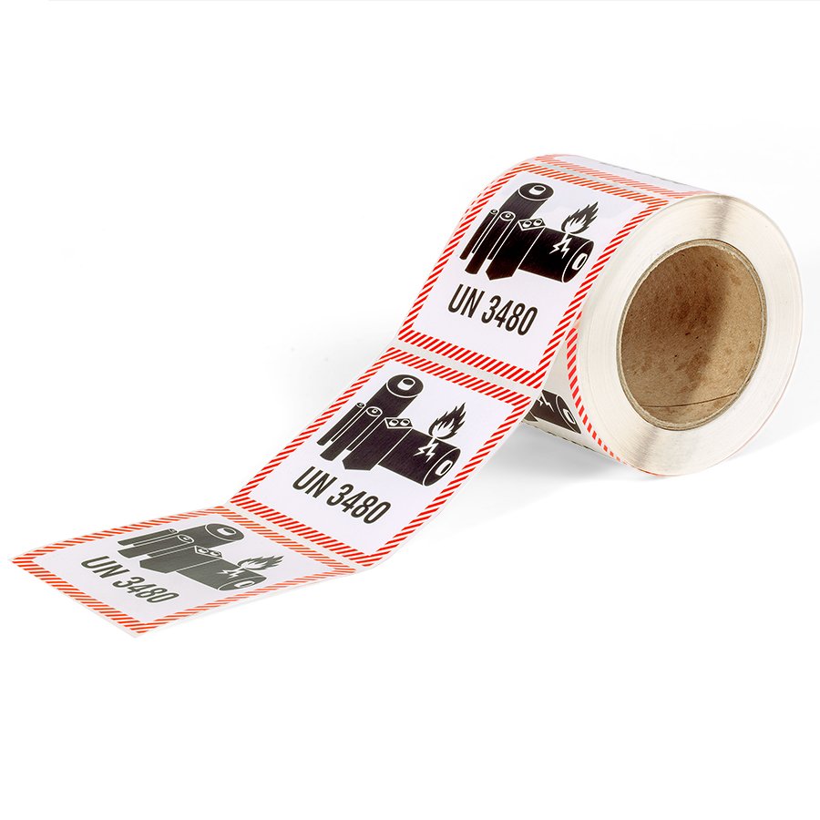 Praktisch auf der Rolle geliefert. Abgerollte Rolle mit Un-Aufdruck