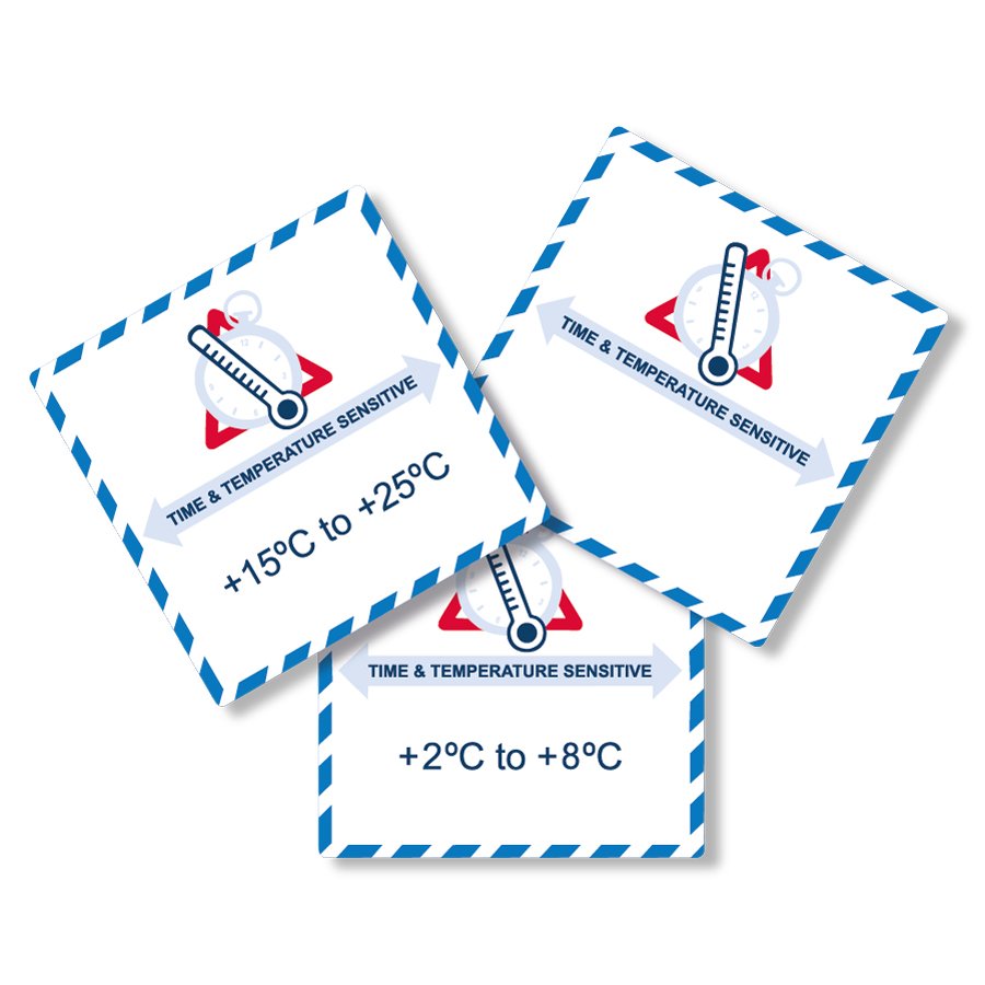 Selbstklebende Temperatur-Etiketten zur Kennzeichnung Selbstklebende Temperatur-Etiketten zur Kennzeichnung
