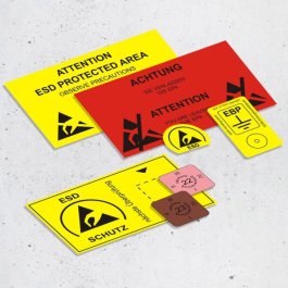 ESD-Kennzeichnungsschilder