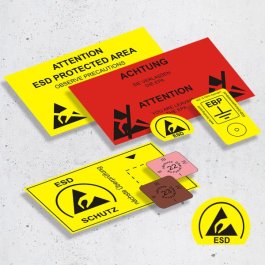 ESD-Kennzeichnungsschilder ESD-Kennzeichnungsschilder