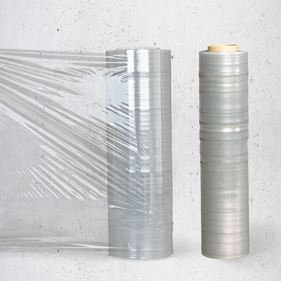 Mit Maschinenstretchfolie aus PCR-Granulat stretchen Sie umweltfreundlicher und nachhaltiger Mit Maschinenstretchfolie aus PCR-Granulat stretchen Sie umweltfreundlicher und nachhaltiger