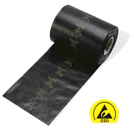 ESD-Schlauchfolie, elektrisch leitfähig