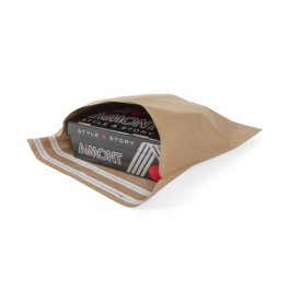 Papier-Versandtasche mit Bodenfalte, wiederverschlie�bar