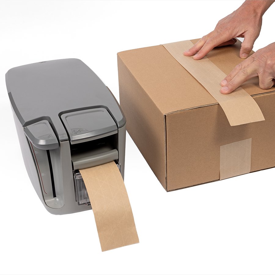 Gibt schnell Nassklebeband zum sofortigen Einsatz aus Gibt schnell Nassklebeband zum sofortigen Einsatz aus