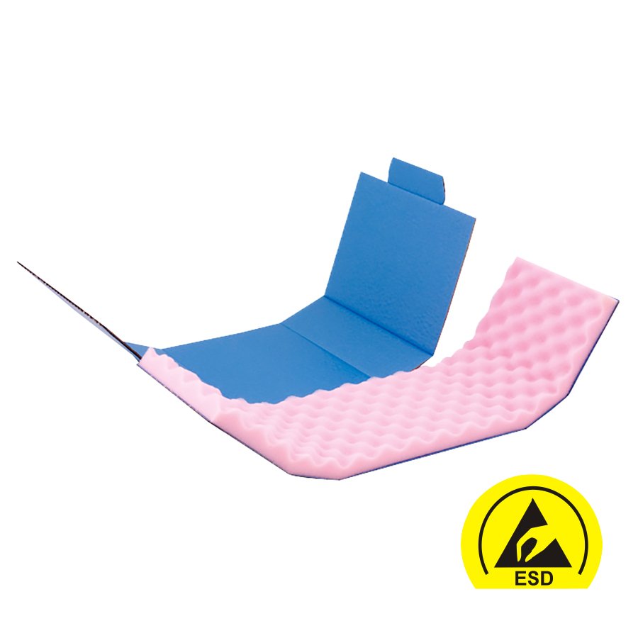 Antistatische Noppenschaumverpackung zum Schutz von Elektronik Antistatische Noppenschaumverpackung zum Schutz von Elektronik