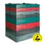 Stapelbare ESD-Transportboxen mit integrierter Abschirmschicht Stapelbare ESD-Transportboxen mit integrierter Abschirmschicht