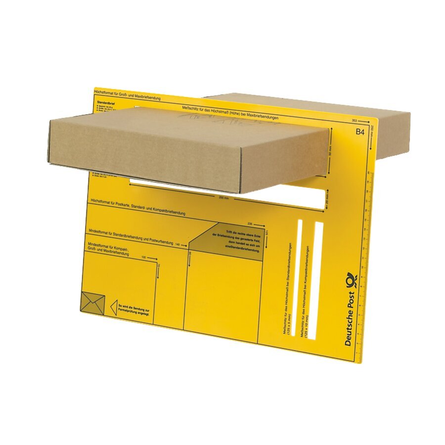 Portooptimiert fr das Maxibrief-Format der Deutschen Post