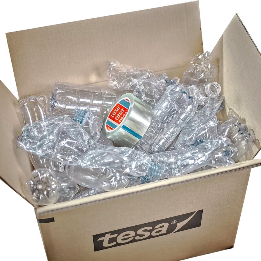 Alter Kunststoff aus PET-Flaschen wird wiederverwendet