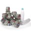 Transparentes Recyclingklebeband aus PCR und PET Transparentes Recyclingklebeband aus PCR und PET