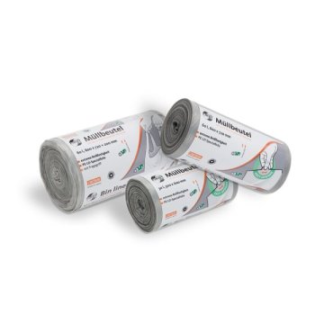 Abfallsäcke recycelt, klimaneutral