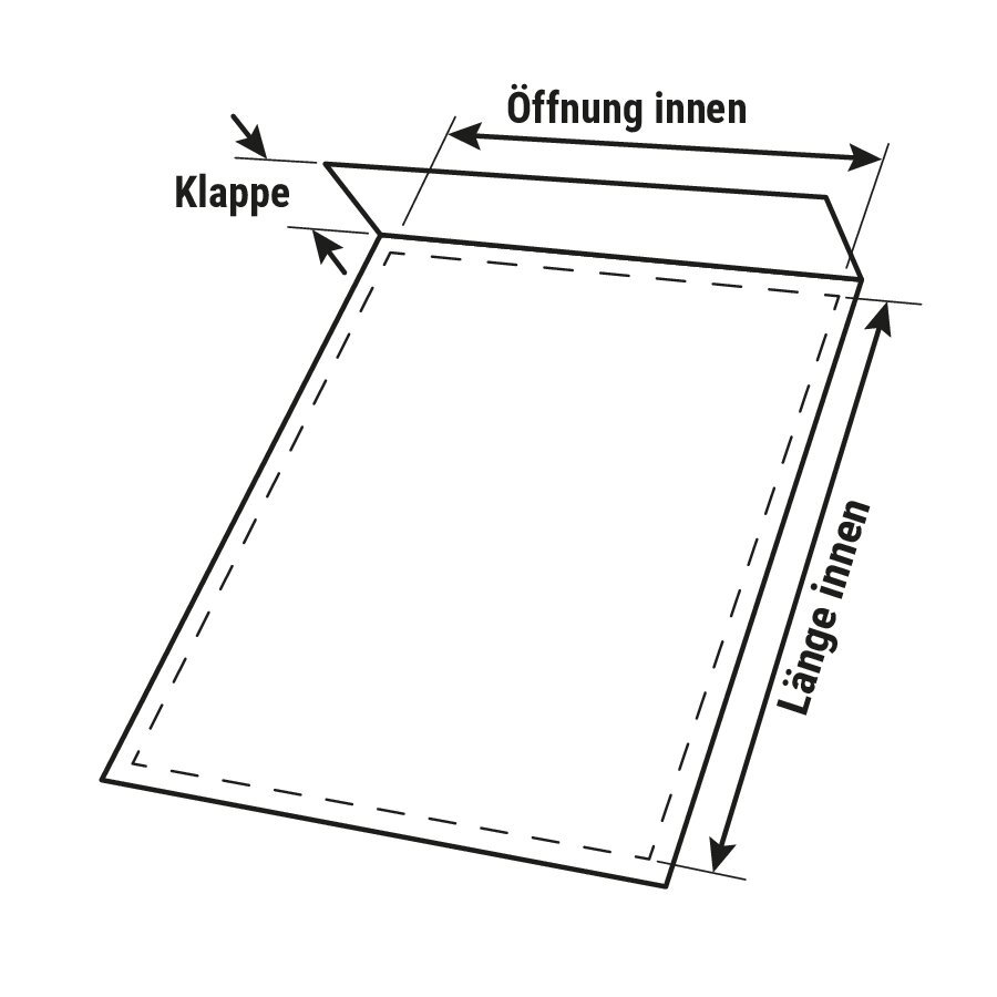 Pergamin-Versandtasche