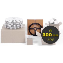 Quadratische Kartons aus Wellpappe ab 300 mm Quadratische Kartons aus Wellpappe ab 300 mm