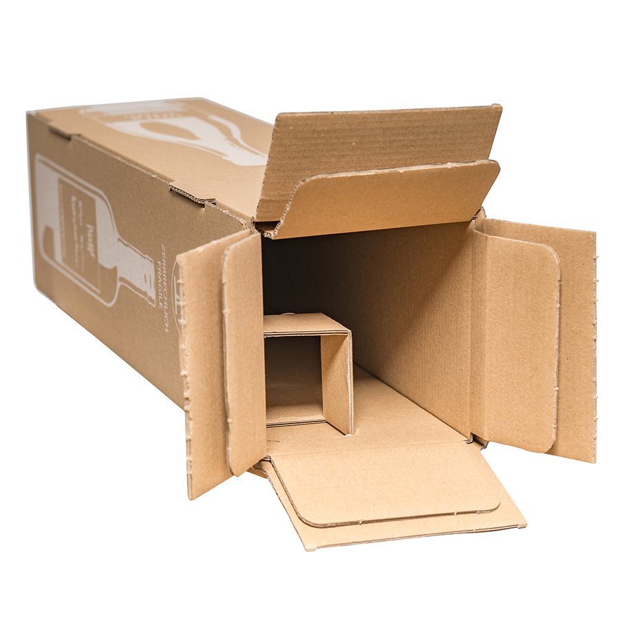 Dank doppelten Seitenwänden und Arretiernase ist die Flasche sicher fixiert Dank doppelten Seitenwänden und Arretiernase ist die Flasche sicher fixiert