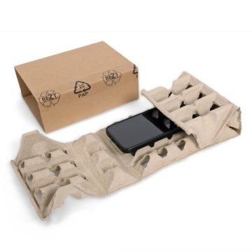 2-teilige Polsterverpackung, ideal für kleinere Packgüter, z. B. Elektronik geeignet