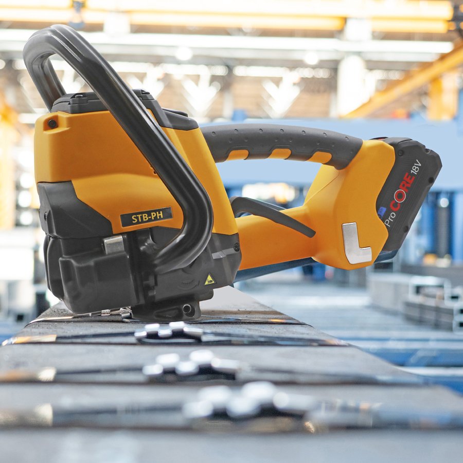 Akkubetriebenes Handumreifungsgerät Akkubetriebenes Handumreifungsgerät