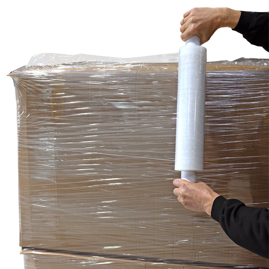 Schnelles und einfaches Einstretchen ohne Abroller möglich Das Einstretchen kann gleich, ohne Abroller, beginnen