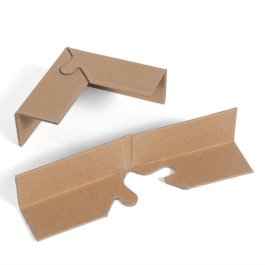 Schutzecke aus Vollpappe, mit Puzzle-Arretierung Schutzecke aus Vollpappe, mit Puzzle-Arretierung