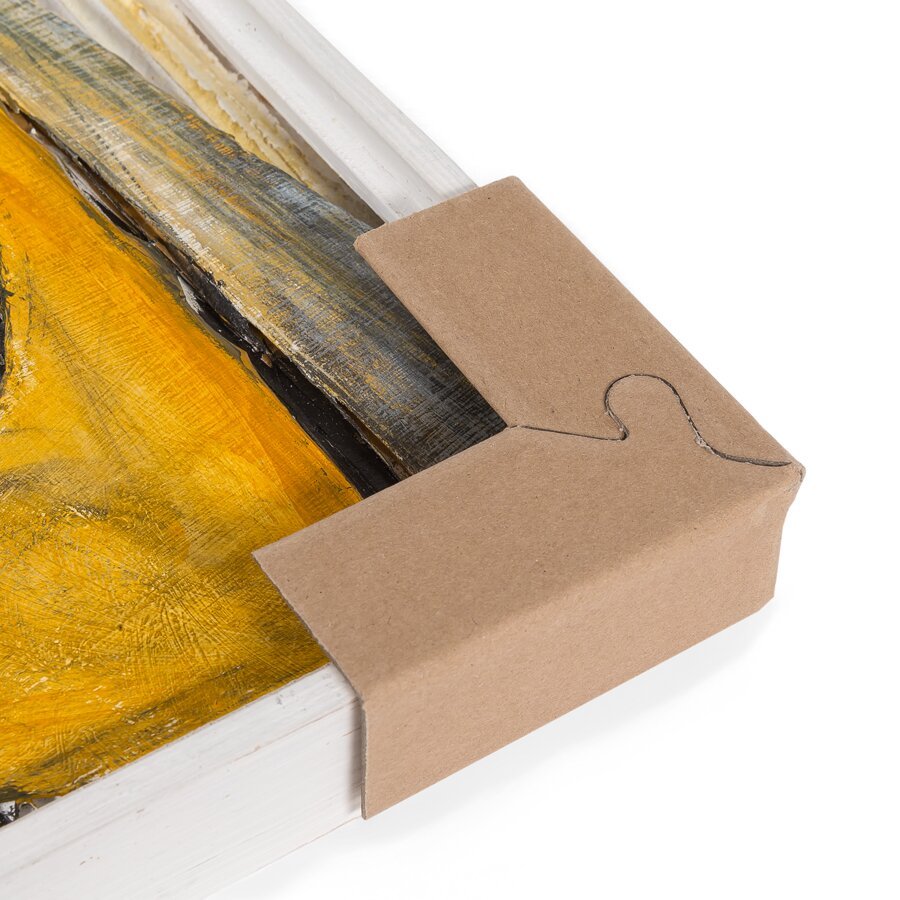 Schutzecke aus Vollpappe, mit Puzzle-Arretierung Schutzecke aus Vollpappe, mit Puzzle-Arretierung