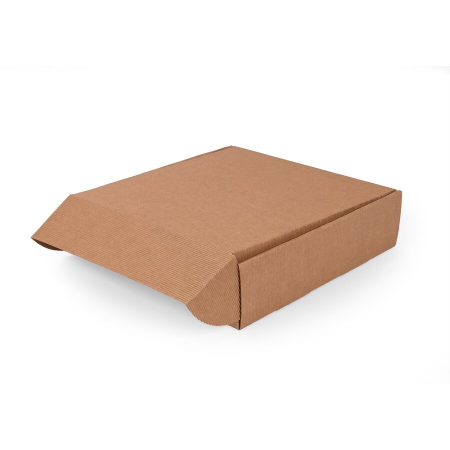 In drei verschiedenen Farben - unter anderem Naturwellpappe - erhltlich