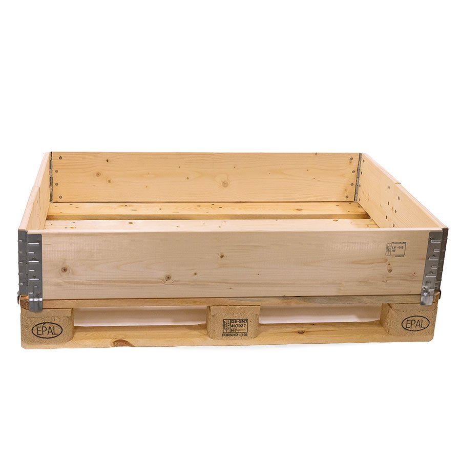 Zum Rundumschutz auf der Palette für Transport und Export geeignet Zum Rundumschutz auf der Palette für Transport und Export geeignet