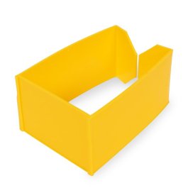 Palettenspange aus Kunststoff gelb für Seitenfuß Palettenspange gelb aus Kunststoff für Seitenfuß Europalette