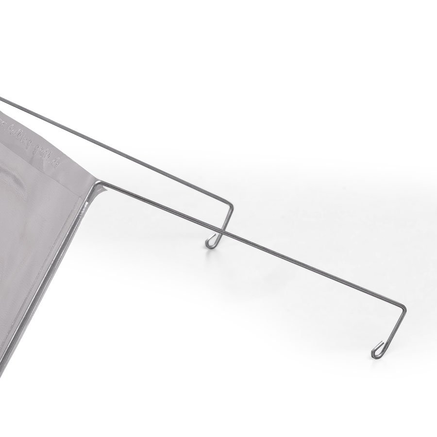 Langer Bügel zur Fixierung an Holzpaletten Langer Bügel zur Fixierung an Holzpaletten