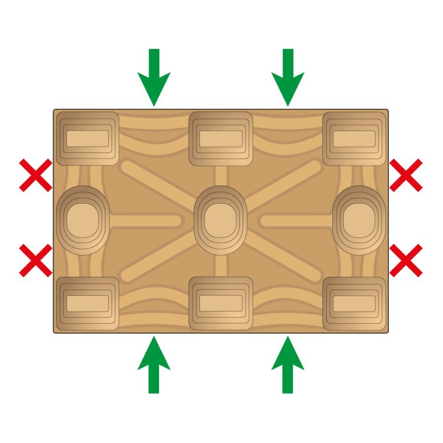 bonipal 200, Pressspanpalette, 2-seitig einfahrbar