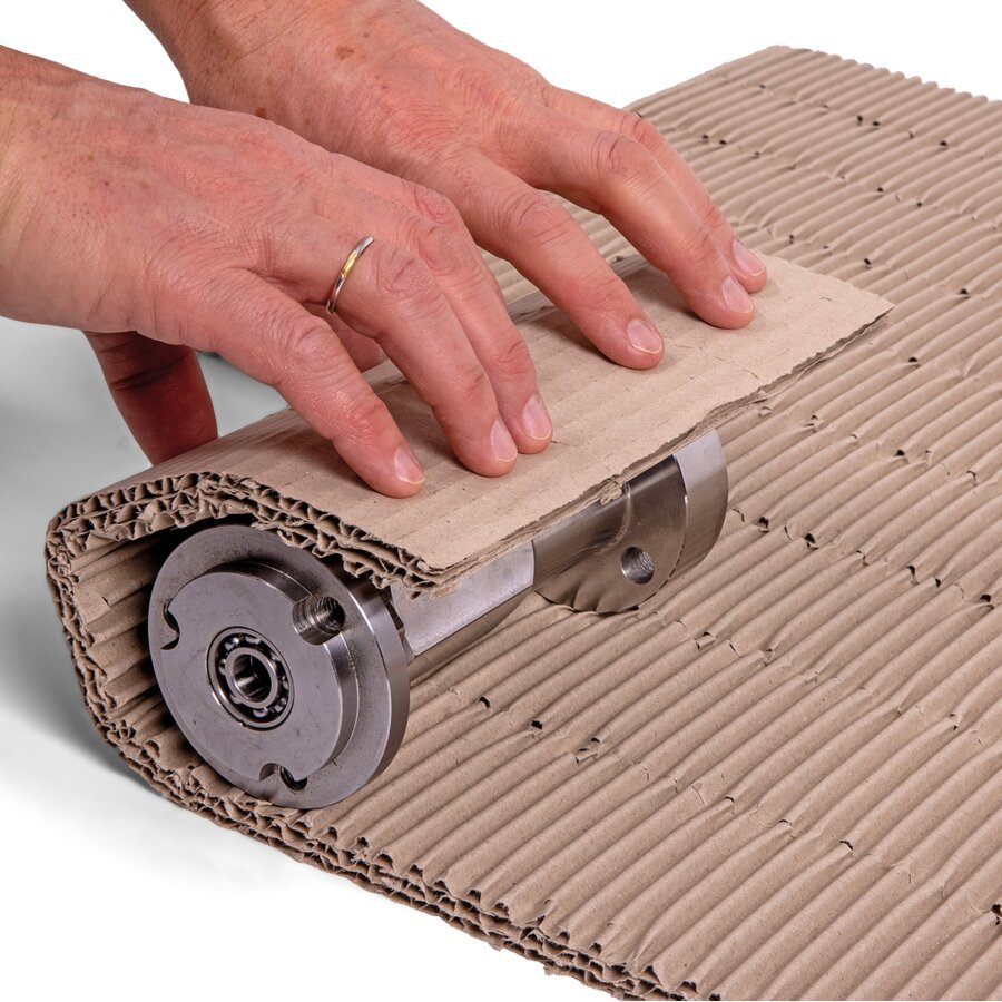 Packplatte, offene Welle mit Perforierung, 100% recycelt