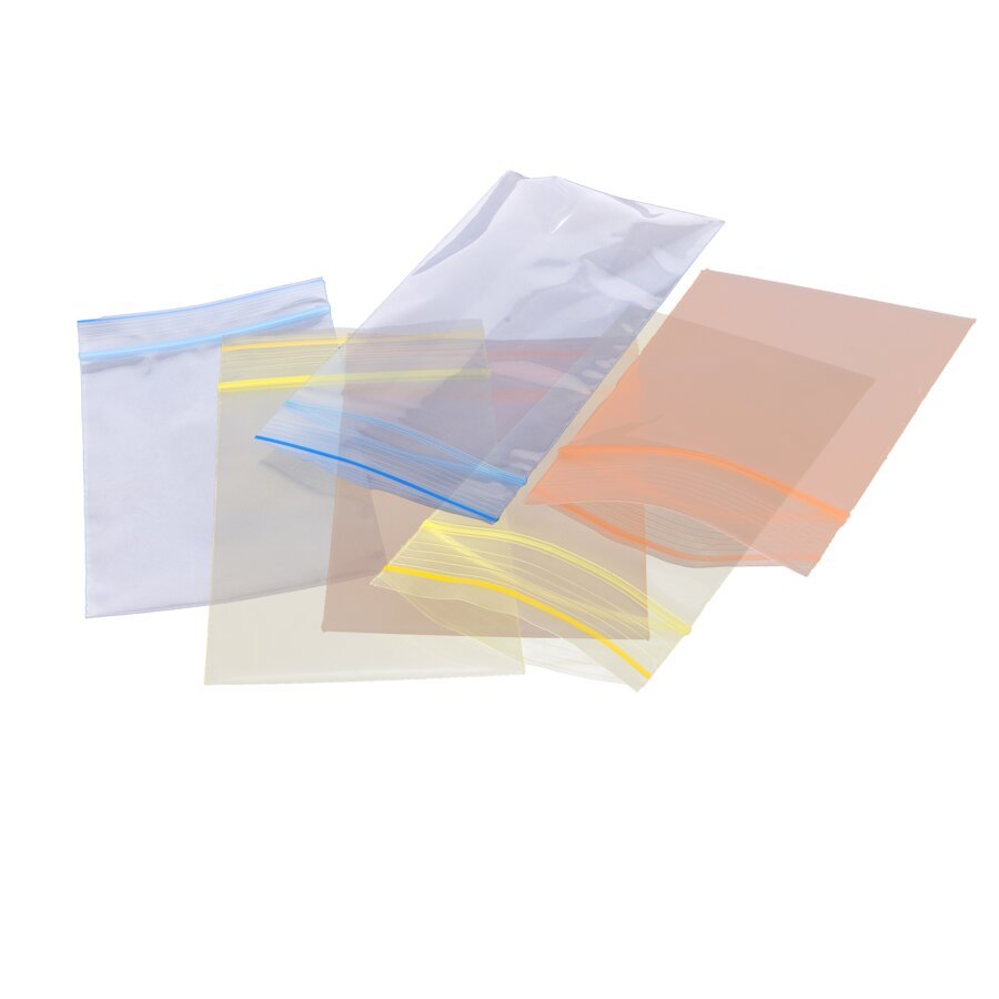 Sammelaufnahme verschiedene Farben Druckverschlussbeutel