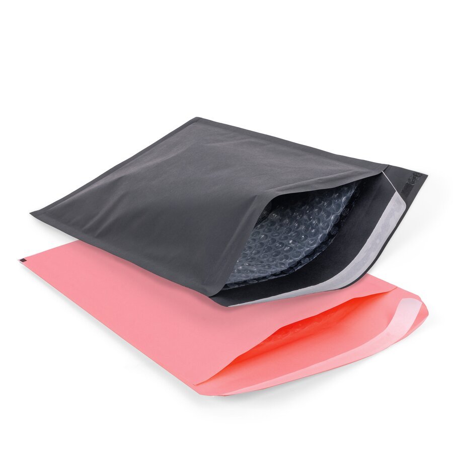 Luftpolster-Versandtasche in Pink und Schwarz