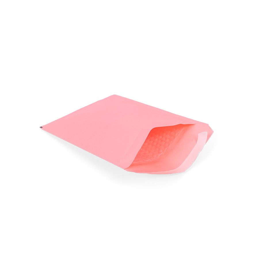 Auffallender Schutz in Pink Luftpolster-Versandtasche in Pink geöffnet