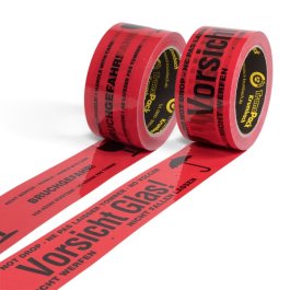 Vorsicht Glas und Bruchgefahr Warnband  2 Warnbänder Vorsicht Glas und Bruchgefahr