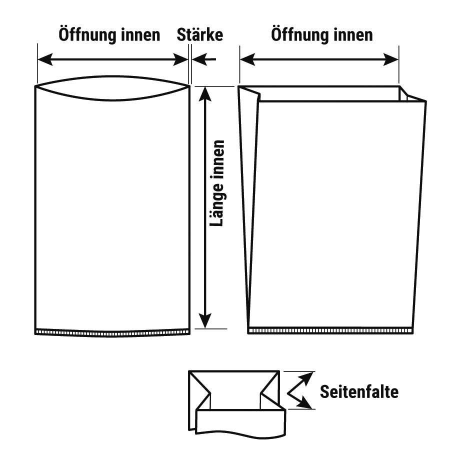 Produktskizze Abmessungen 