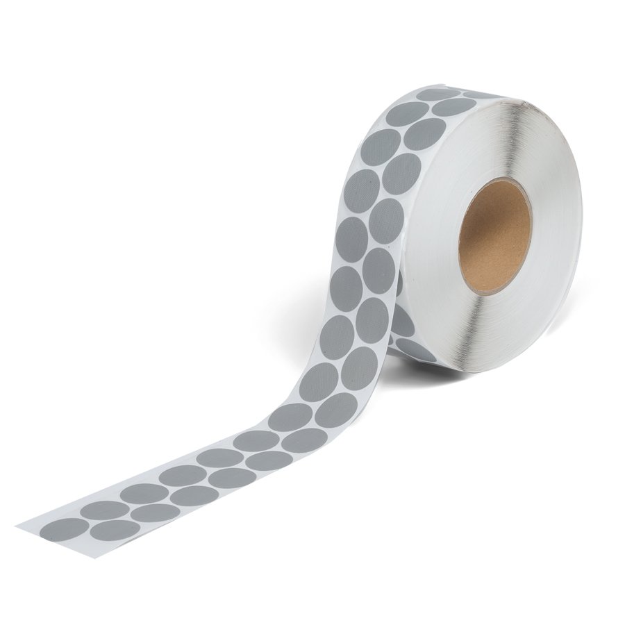 Klebepunkte aus Gewebeband auf Rolle Klebepunkte aus Gewebeband auf Rolle