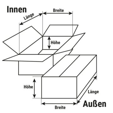 Kartons f&uuml;r Hermes L-Paket 25kg