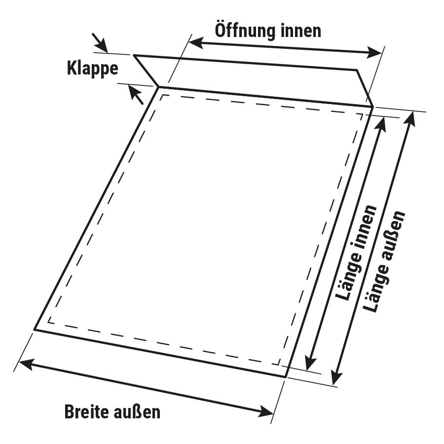 Versandtaschen f�r POST Warensendung