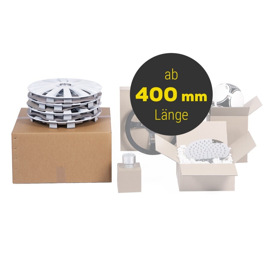 Kartons mit quadratischem Grundma ab 400 mm Lnge