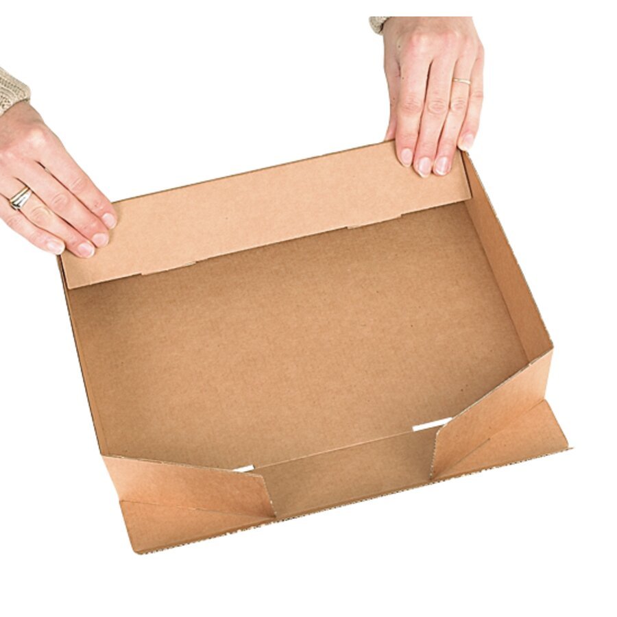 ... ist die Box aufgerichted...