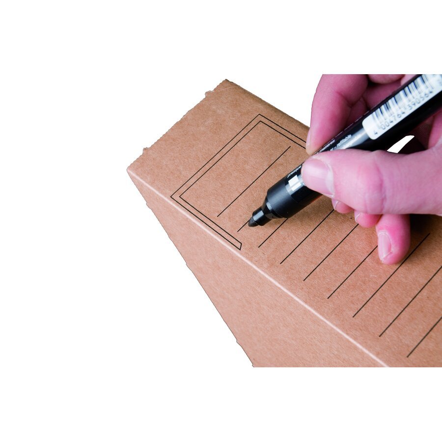 Mit Beschriftungsfeld fr eine genaue Kennzeichnung der archivierten Dokumente