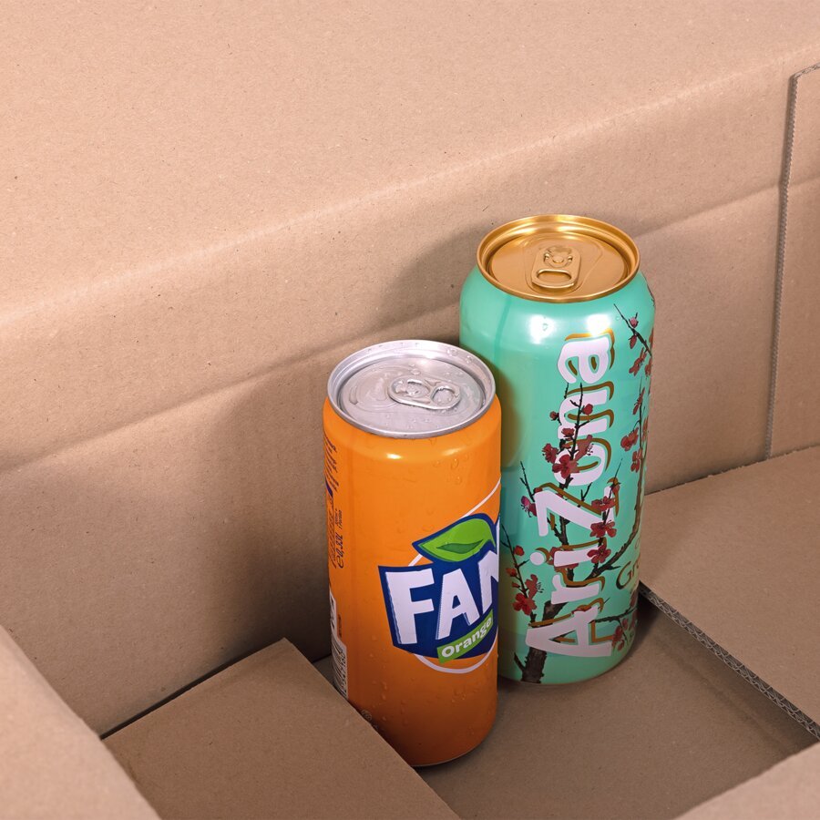 Dank Hhenrillung fr beiden Dosenhhen geeignet