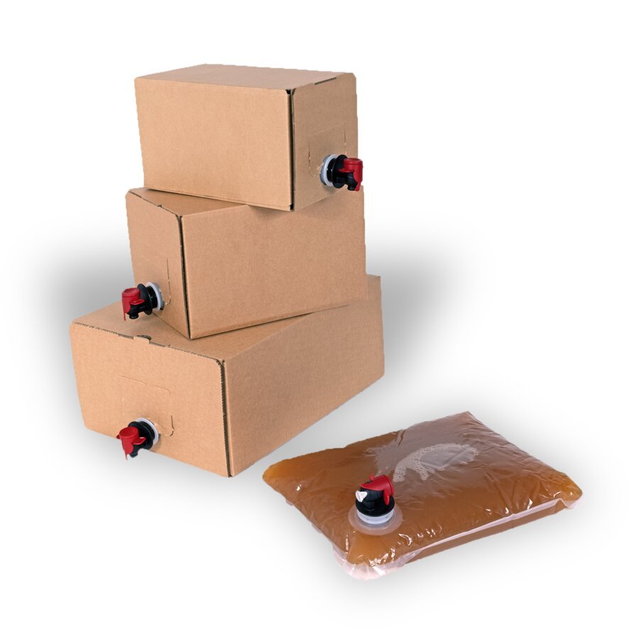 Bag-in-Box Karton inkl. Beutel mit Hahn Bag-in-Box Karton inkl. Beutel mit Hahn