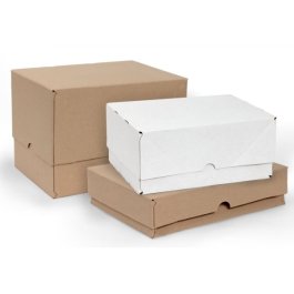 Stlpdeckelkarton aus Wellpappe, vorgeklebt